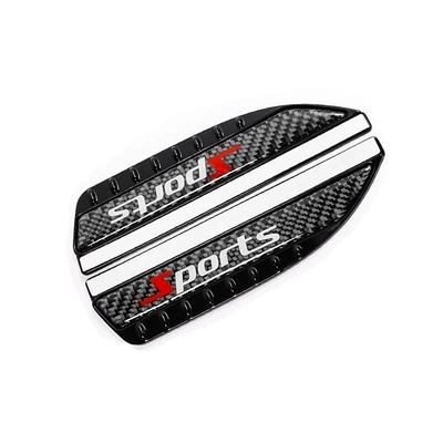 car carbon fiber rearview mirror: Rain shield