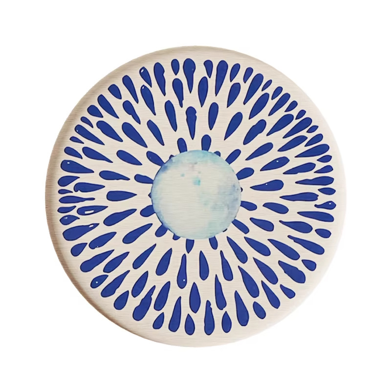 Cocina de barro de diatomeas japonesa almohadilla de taza dura almohadilla de mesa aislante térmico almohadilla de mesa absorción de agua a prueba de calor silencioso viento almohadilla de taza de café seca rápida