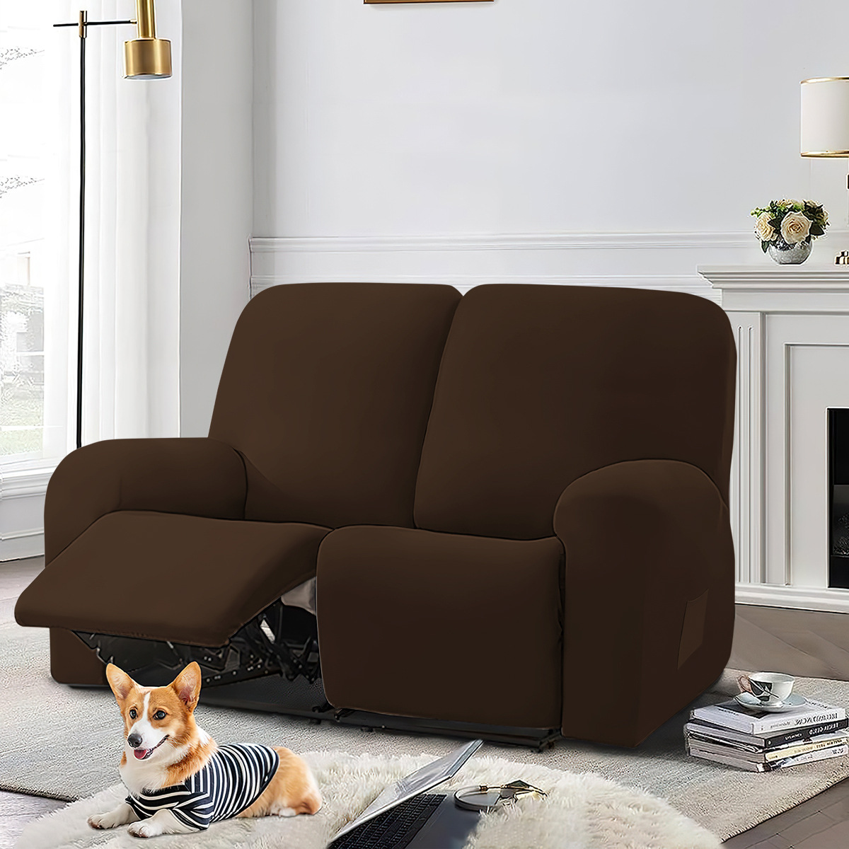 Funda de sofá Chivas impermeable de seda de leche elástica, muy vendida en el extranjero, funda universal para sillón de masaje, dropshipping de TEMU