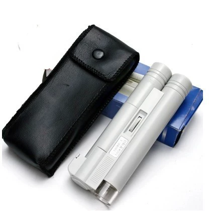 100-кратный микроскоп со шкалой/оптической линзой/источником белого света/пластиковым увеличительным стеклом