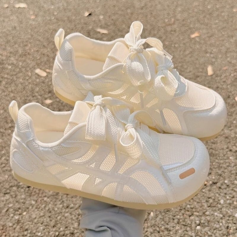 White Sneakers for Women 2026 New Summer Mesh Shoes Breathable German Training Shoes Thin Soft Sole Comfortable Casual Sports Shoes White Sneakers for Women 2026 New Summer Mesh Shoes Breathable German Training Shoes Thin Soft Sole Comfortable Casual Sports Shoes