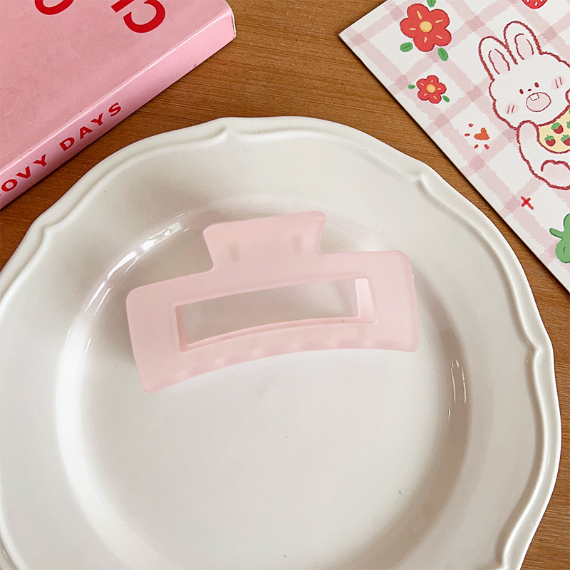 13cm Volumen de pelo clip de tiburón grande clip de pelo cuadrado de nuevo cabeza clip de pelo tocado updo clip de pelo chica