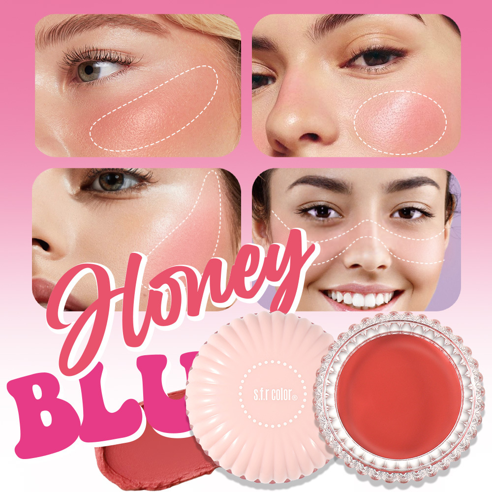 s.f.r color transfronterizo exclusivo maquillaje de color, vitalidad, color natural, lindos rosados, rosas rojas.