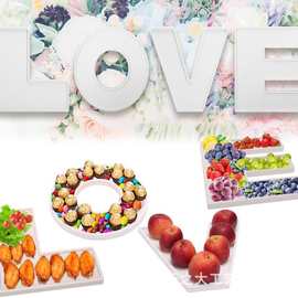母亲节托盘LOVE氛围感水果零食甜品盘熟食芝士板熟食开胃菜板餐盘