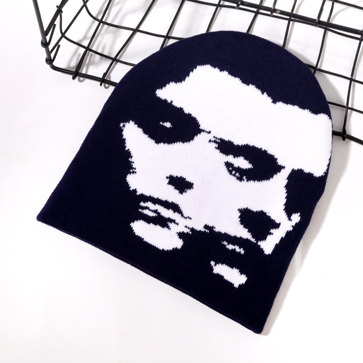 Unisex Mode persoonlijkheid Niche imago trend gebreide muts casual buitensporten paardrijden warm_voghion.com