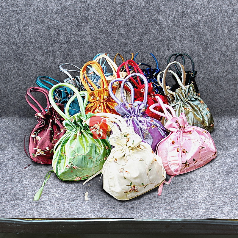 19*6*21民族风绣花包复古刺绣帆布女包小包包手拎手提包精美新款