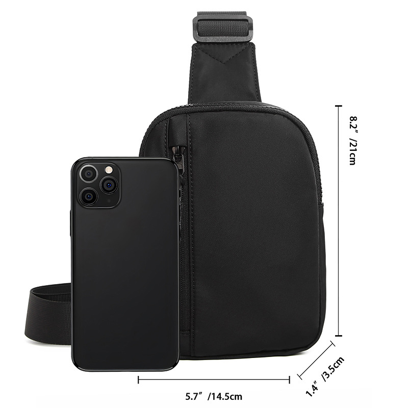 Nueva bolsa de hombro para hombres mini bolso de hombro ligero simple bolso de teléfono móvil bolso de cintura para hombres bolso de pecho deportivo para correr