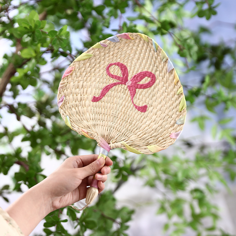扇子蒲扇旧式大芭蕉扇夏家庭用手織り古風長持ち子供赤ちゃん葵扇|undefined