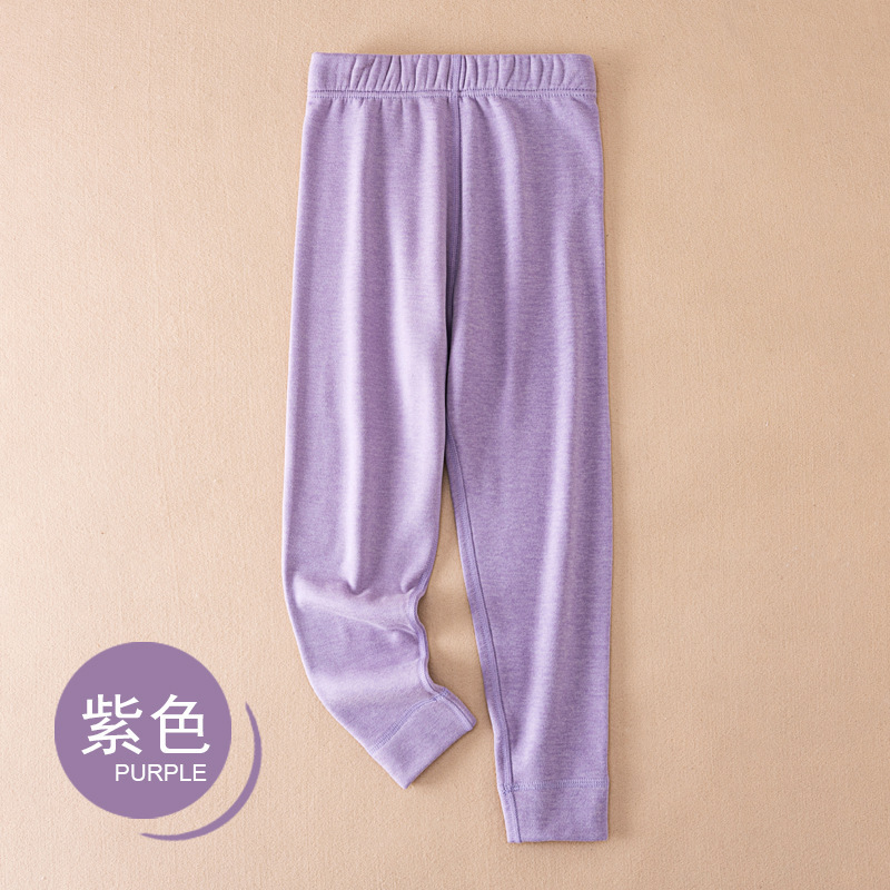儿童保暖裤学生校服神器男女童羊毛蚕丝打底裤加厚加绒秋裤睡裤冬|undefined