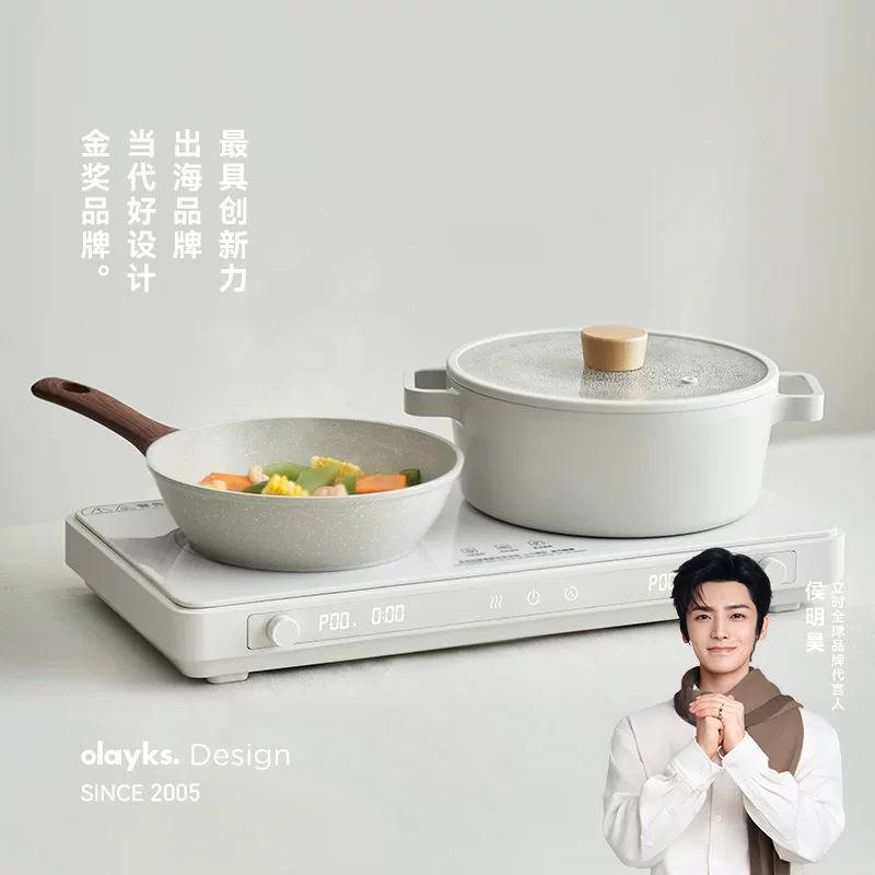 Olayks IH dual stove induction cooker high power multi-function hotpot cooking integrated