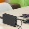 Cargador multipuerto de 40W 50W, exclusivo para el mercado internacional, con 5 puertos USB, adecuado para cargar tabletas y teléfonos móviles de Apple.