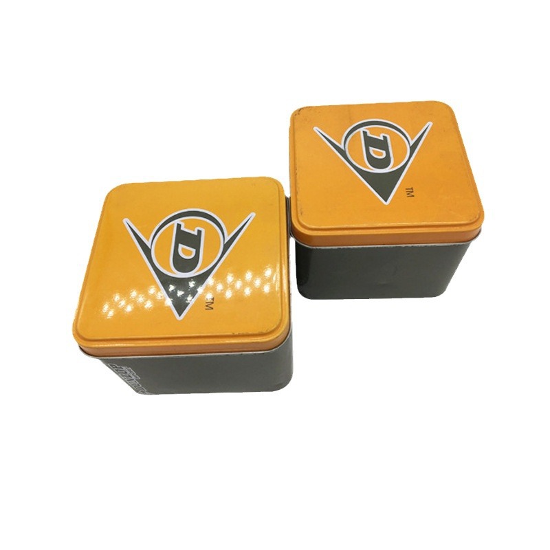 铁盒工厂正方形手表铁盒橡皮筋铁盒礼品铁皮盒子包装扣底马口铁盒