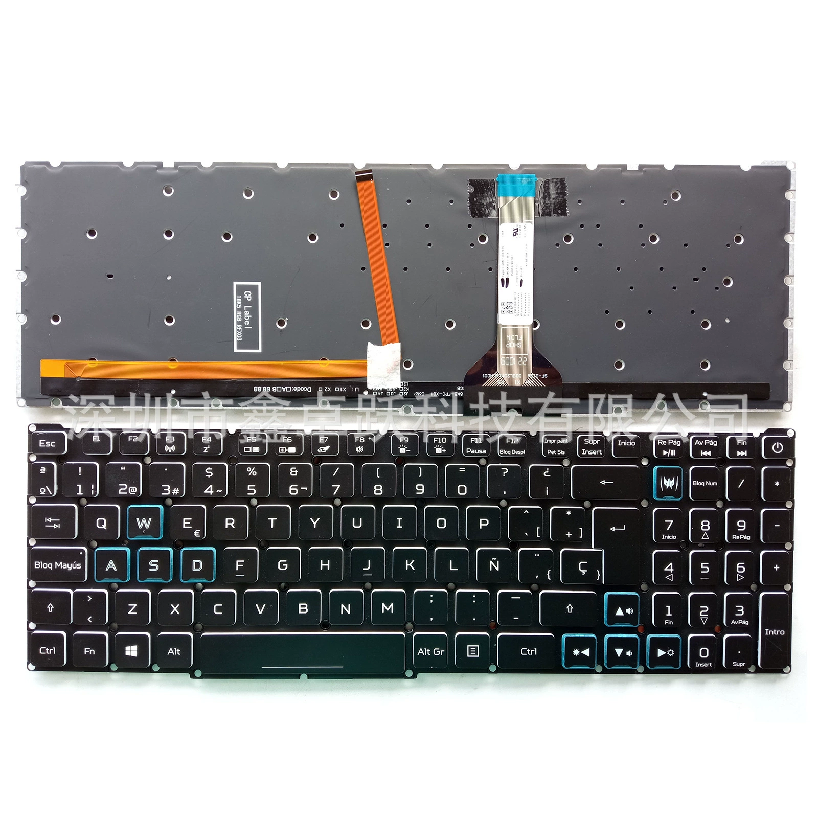 Совместимо с US/RU/SP для Hongji NITROAN517-41 An517-53 AN517-54 клавиатура N20C2 N20C3