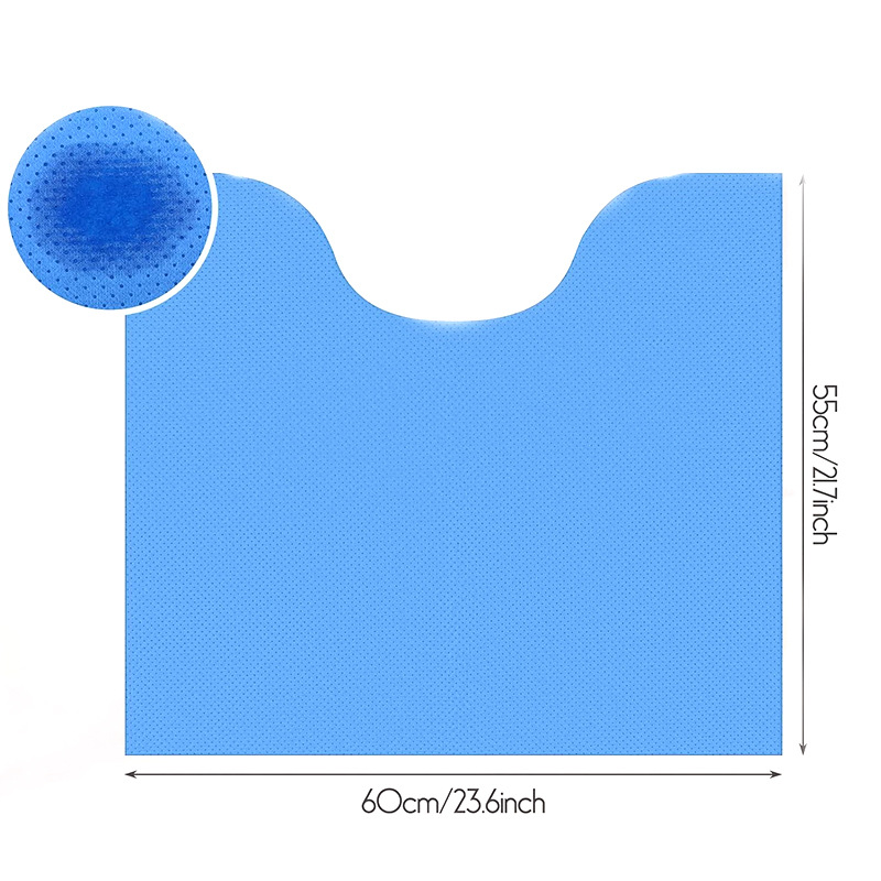 Venta directa de fábrica de alfombrillas de inodoro desechables en forma de U, alfombrillas de inodoro antideslizantes y absorbentes de agua no tejidas, venta caliente de comercio electrónico transfronterizo