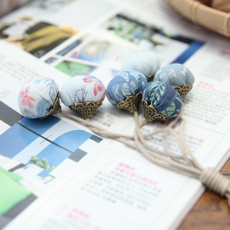 Lirio de los valles coche colgante patchwork adornos Lu bordado hecho a mano bordado DIY patchwork material de producción paquete adornos colgantes