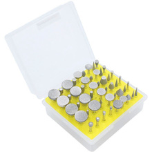 金刚砂磨头玉石开窗去皮工具打雕刻套装翡翠原石金刚石电磨打磨头