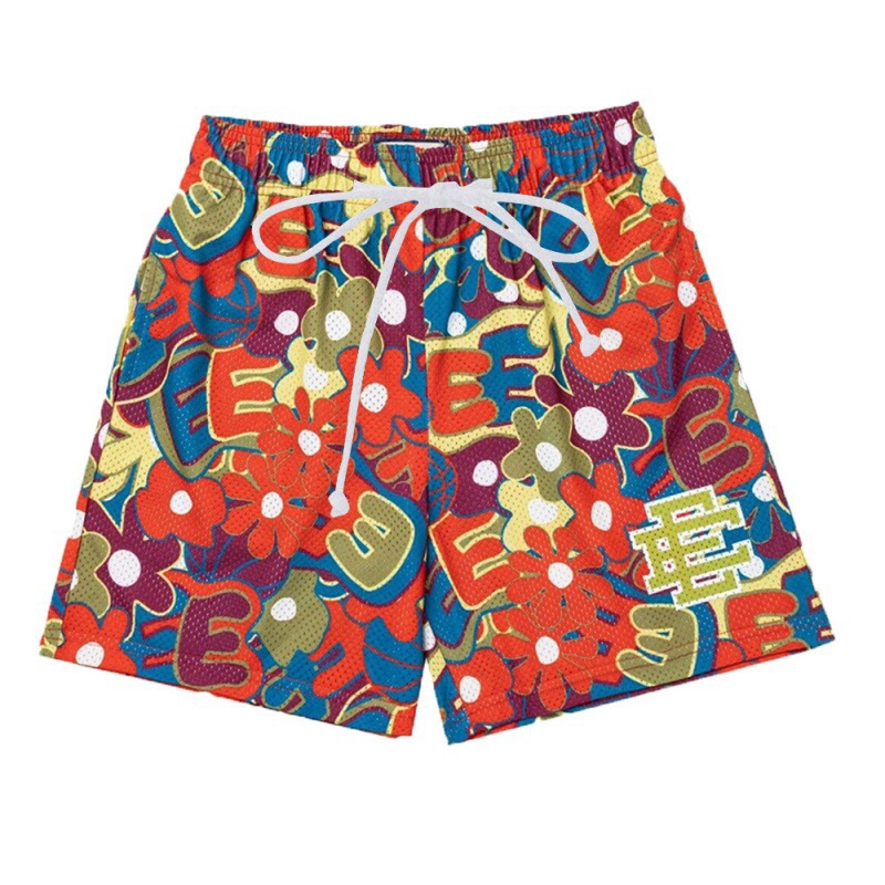 2026 New Cross-Border American Style Shorts, Fitness, Running, Basketball, Casual, 3D Digital Printed Mesh Fabric