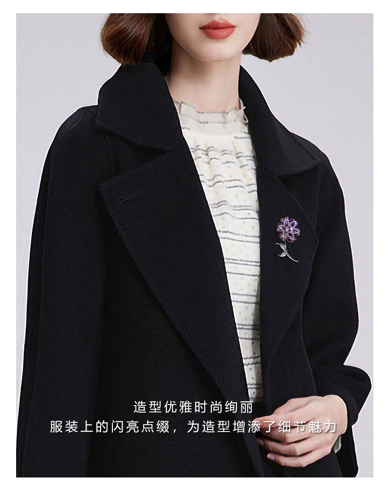 新款繁花似锦胸针小众高级感精致花朵胸花时尚优雅百搭