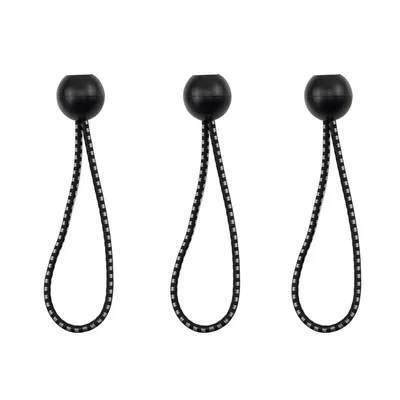Avtomobil ehtiyat hissələri – Fishing Rod Holder for Motorcycles - 3-black-and-white-elastic-ball-ropes