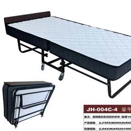 宿舍酒店用简易折叠床酒店加床折叠床金属宾馆用折叠床单人折叠床