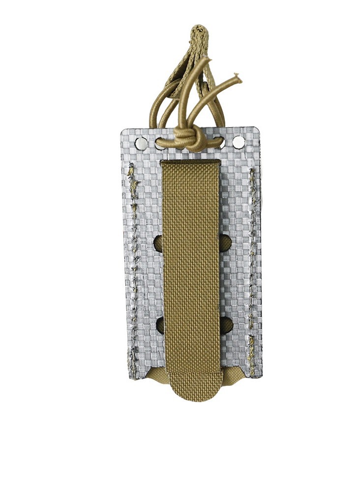 SOETAC-Genuino Tegris 9MM bolsas de cartucho de bala unilateral MOLLE camuflado paquete de accesorios de herramientas