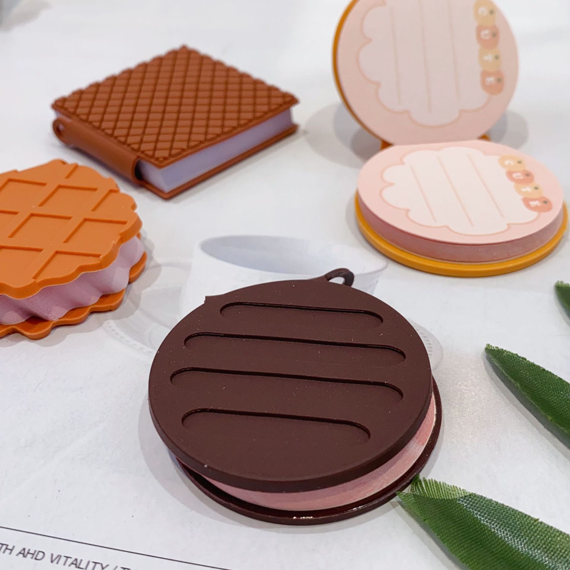 376g Weight Sticky Note Stationery Type 24 Pieces Per Pack Quantity Learning Occasion Bite a Cookie Pattern Cute Style 24 Pieces Per Pack Bite A Cookie Learning Cute Sticky Note 12