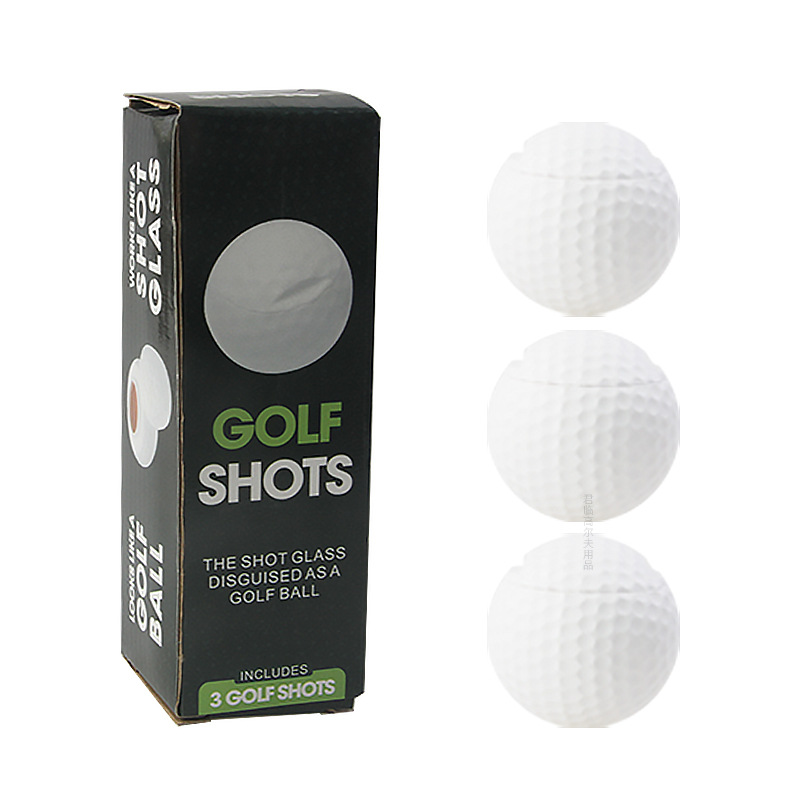����߶���������Ʊ�ʳƷ��ABS����Golf Ball Shaped Shot Glass