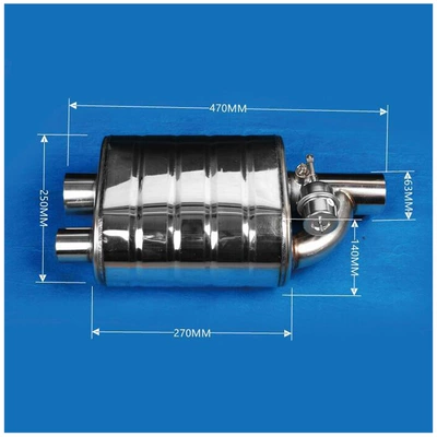 Exhaust pipe: Steel Exhaust Pipe Silencer Electric
