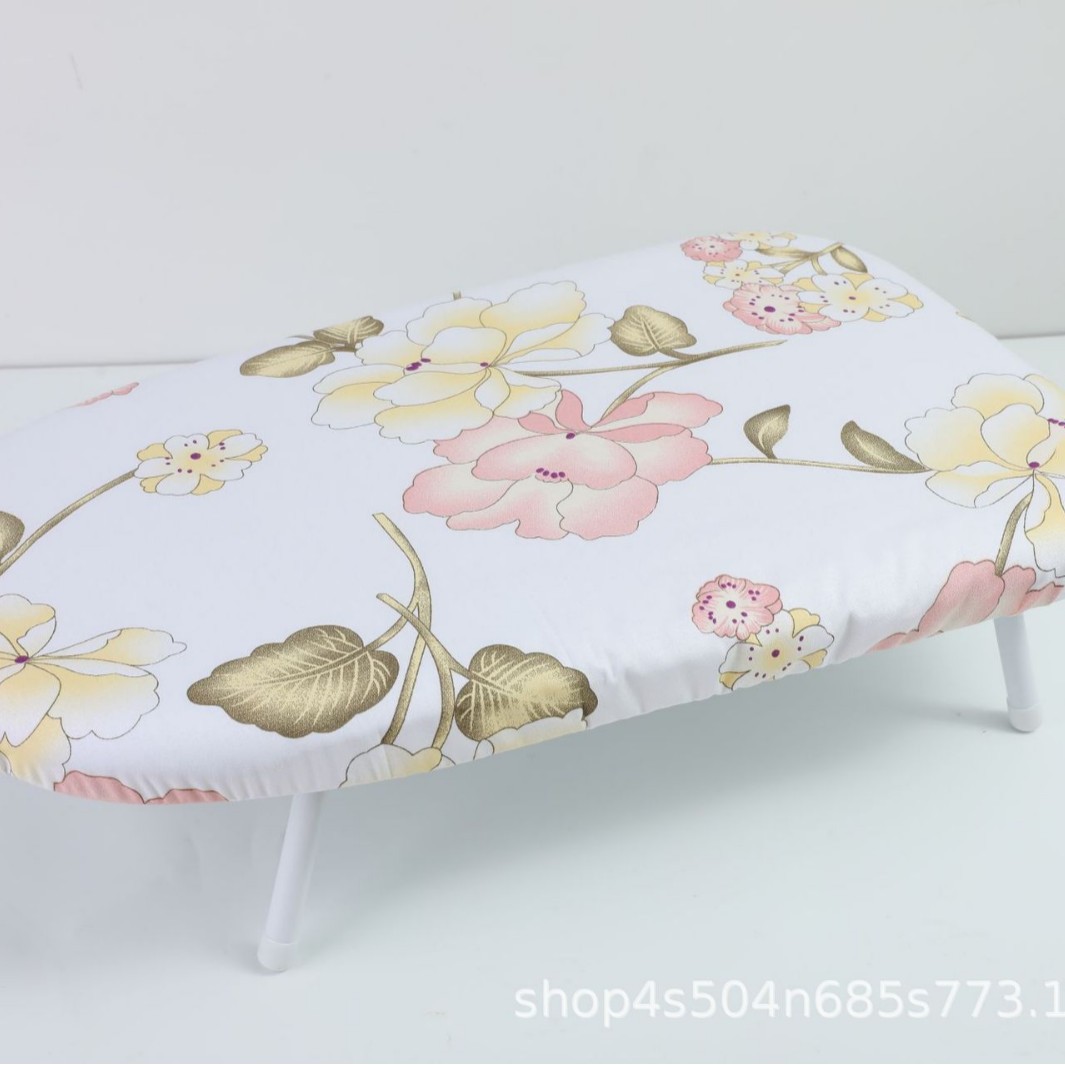 Hogar pequeña tabla de planchar de escritorio dormitorio plegable mini tabla de planchar multifuncional ajustable de alta temperatura portátil