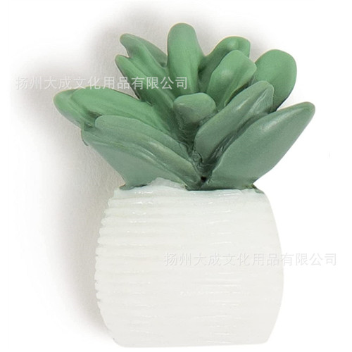 Amazon Hot Selling Creative Succulent Cactus Thumbtack Photo Wall Office DIY Potted Plant Press Pin Wall Nail Tack