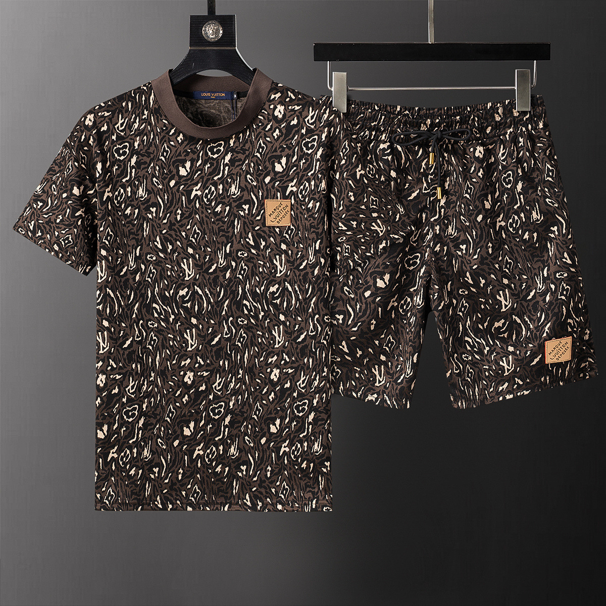 6602 Conjunto de color café