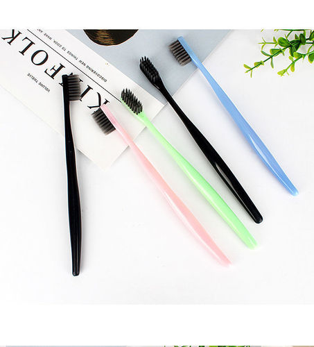 Household hospitality adult ultra-fine soft bristle toothbrush family pack high-end disposable toothbrush adult wholesale