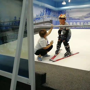 Hot-Selling Tuocheng Large Indoor Ski Machine Ski Training Machine Multiple Emergency Stop Protection Dual Motor System Automatic
