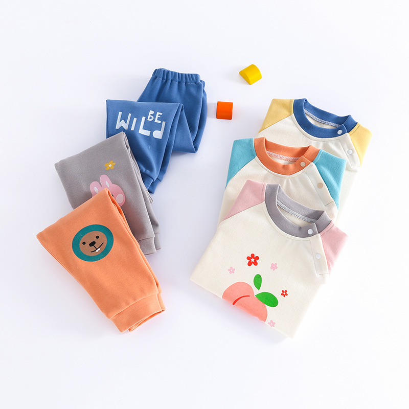 Ropa personalizada para recién nacidos ropa para bebés y niños, camiseta, conjunto de camiseta para niños, etiqueta de fábrica de productos calientes