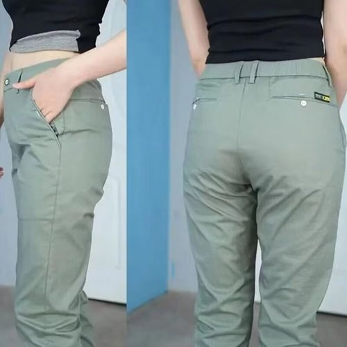 Summer Ice Silk Quick-Dry Air Conditioning Pants 2025 Spring and Summer Casual Pants for Men and Women Trendy Matchable Slim Straight Long