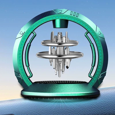 Sky City Günəş enerjili avtomobil ətri, mərkəzi konsol üçün bəzək ləvazimatları