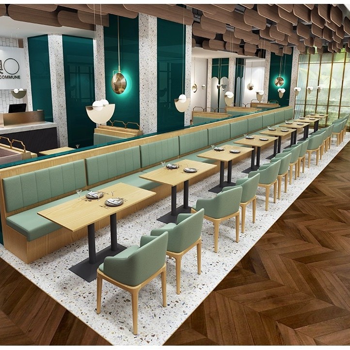 Western Restaurant, Theme Restaurant, Music Dining Bar, Cafe, Milk Tea Shop, Steakhouse, Wall-Side Booths, Sofa, Tables and Chairs