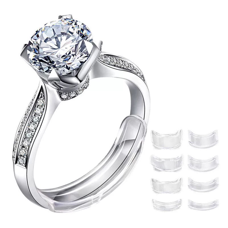 Invisible transparent plastic ring