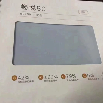 Car window film, solar film, heat insulation film, explosion-proof film, sun protection glass film, privacy film 30m whole roll with free shipping (Automotive Film) - default-item-changyue-80-front-windshield-roll-30m