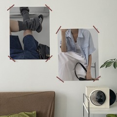 [Nordic Style] Designer Outfit Instagram Collage Wall Sticker Core Decorative Painting Poster
