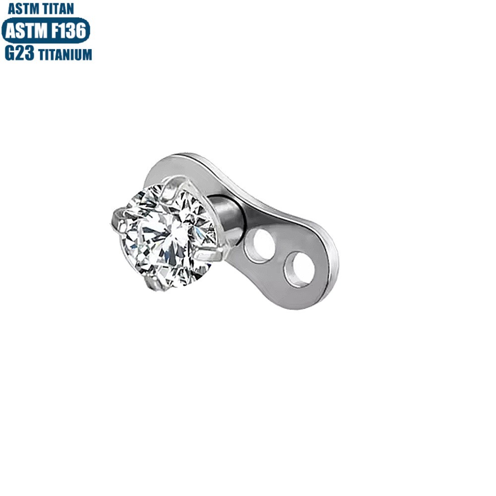 Labret stud lip piercing jewelry styling detail