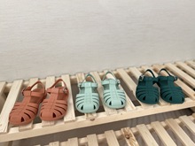 現貨丹麥Liewood同款寶寶夏季嬰幼兒橡膠軟底包頭鞋兒童沙灘涼鞋
