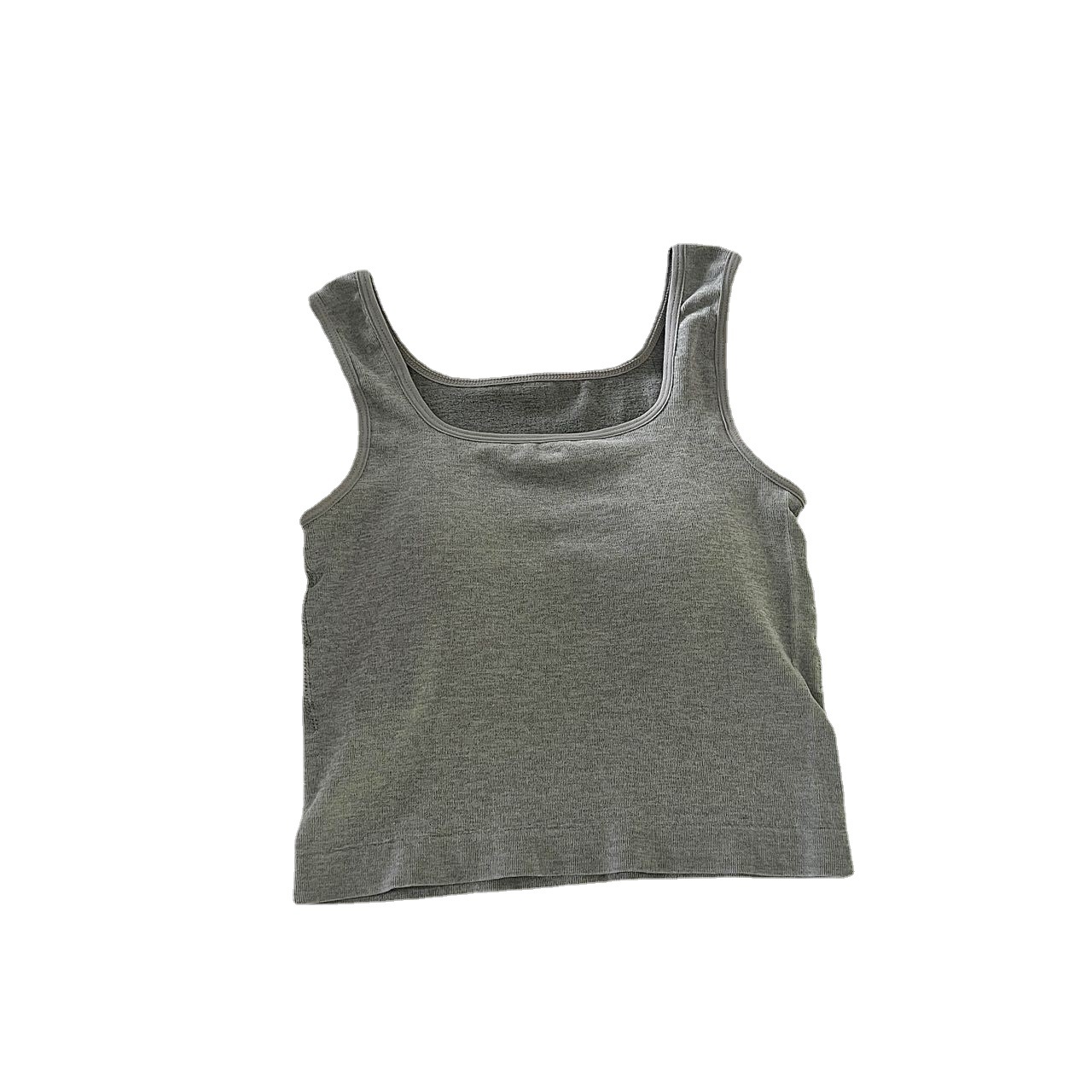 Camisola de las mujeres taza fija con almohadilla en el pecho primavera y verano nuevo tubo superior ropa interior corta deportes belleza volver tocar fondo superior moda