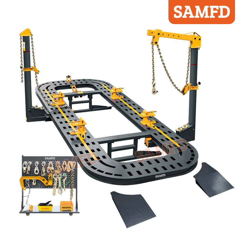 Instrumento de corrección de vigas de automóviles Equipo de reparación de chapa metálica Mesa de corrección Mantenimiento de rack de plástico Tienda 4S Ventas directas de fábrica