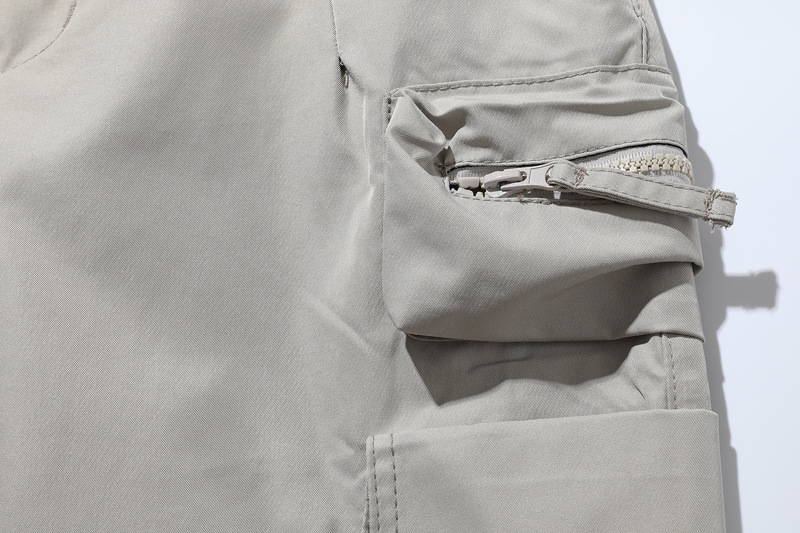 Pantaloni cargo uomo a gamba dritta con tasche laterali_voghion.com