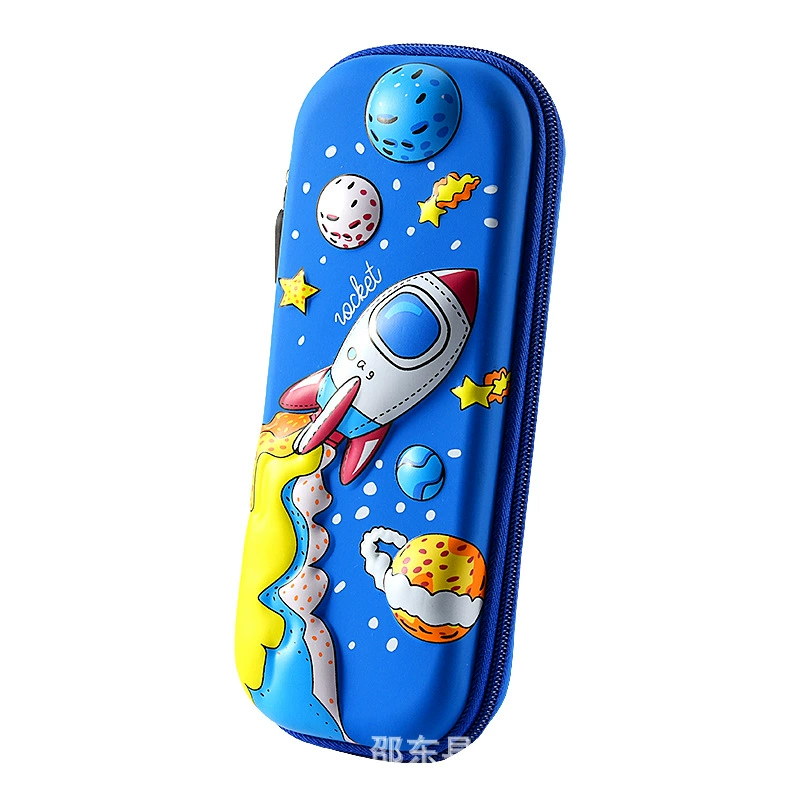 Cute children's pencil case for students for boys, 3D
