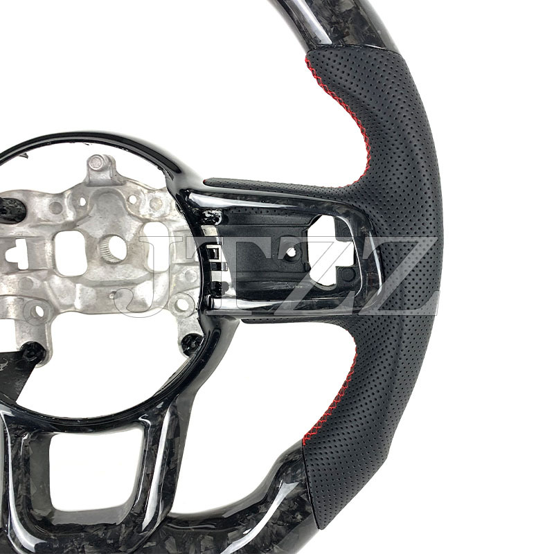 Suitable for Jeep JEEP Wrangler JKJL Gladiator Sport Carbon Fiber Steering Wheel Modified Leather