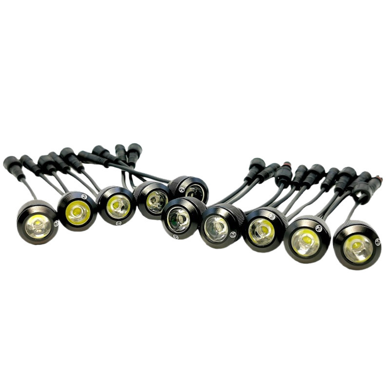 Lluvia de meteoritos automóvil luz diurna LED de alta potencia luz diurna luz de ojo de halcón luces de decoración personalizada image 6