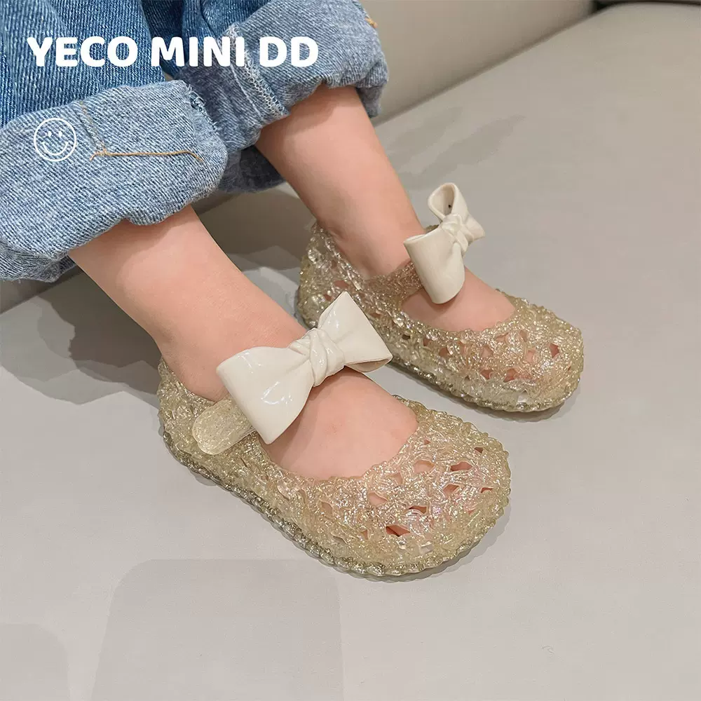 2025夏新款儿童凉鞋女童鞋软底透气鸟巢鞋女宝宝公主鞋沙滩鞋镂空