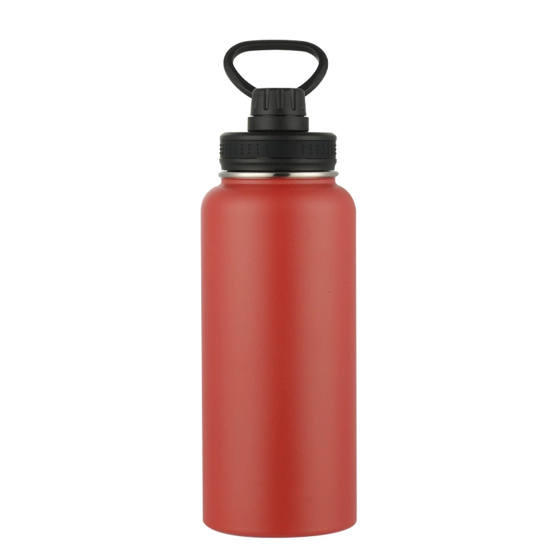 Capacious space liner stainless steel, glass, travel handheld sports bottle, European style, stainless steel AISI 304